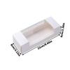 20pcs White Gift Boxes with Clear Window Paper Treat Boxes Rectangular Gift Wrap Box for Party Wedding Favors Anniversary  Gift Packaging Boxes