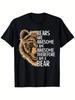 BEARS ARE AWESOME Wildlife Grizzly Bear TShirt 100 Cotton ONeck Short Sleeve Summer Casual Unisexs Tshirt Streetwear