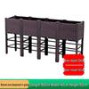 Extra-Large Thickened Raised Plastic Planter for Vegetables - Ideal for Family Rooftop or Balcony Gardening