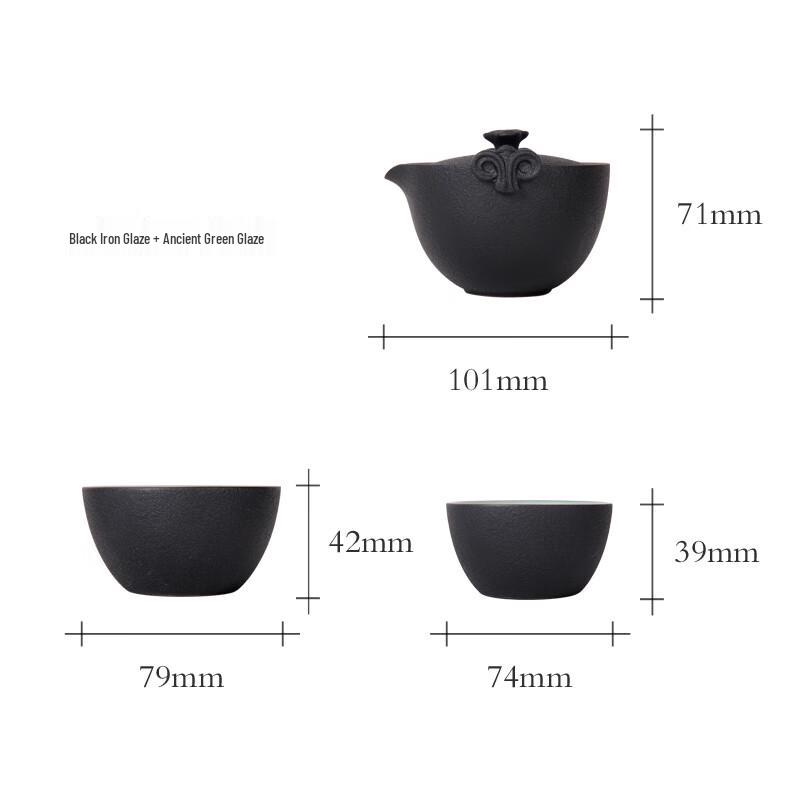 Wan Qian Tang Express Portable Ceramic Tea Set