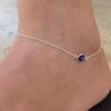 Ladies Evil Eye Alloy Electroplating Simple Cheap Anklet, Female Europe and America