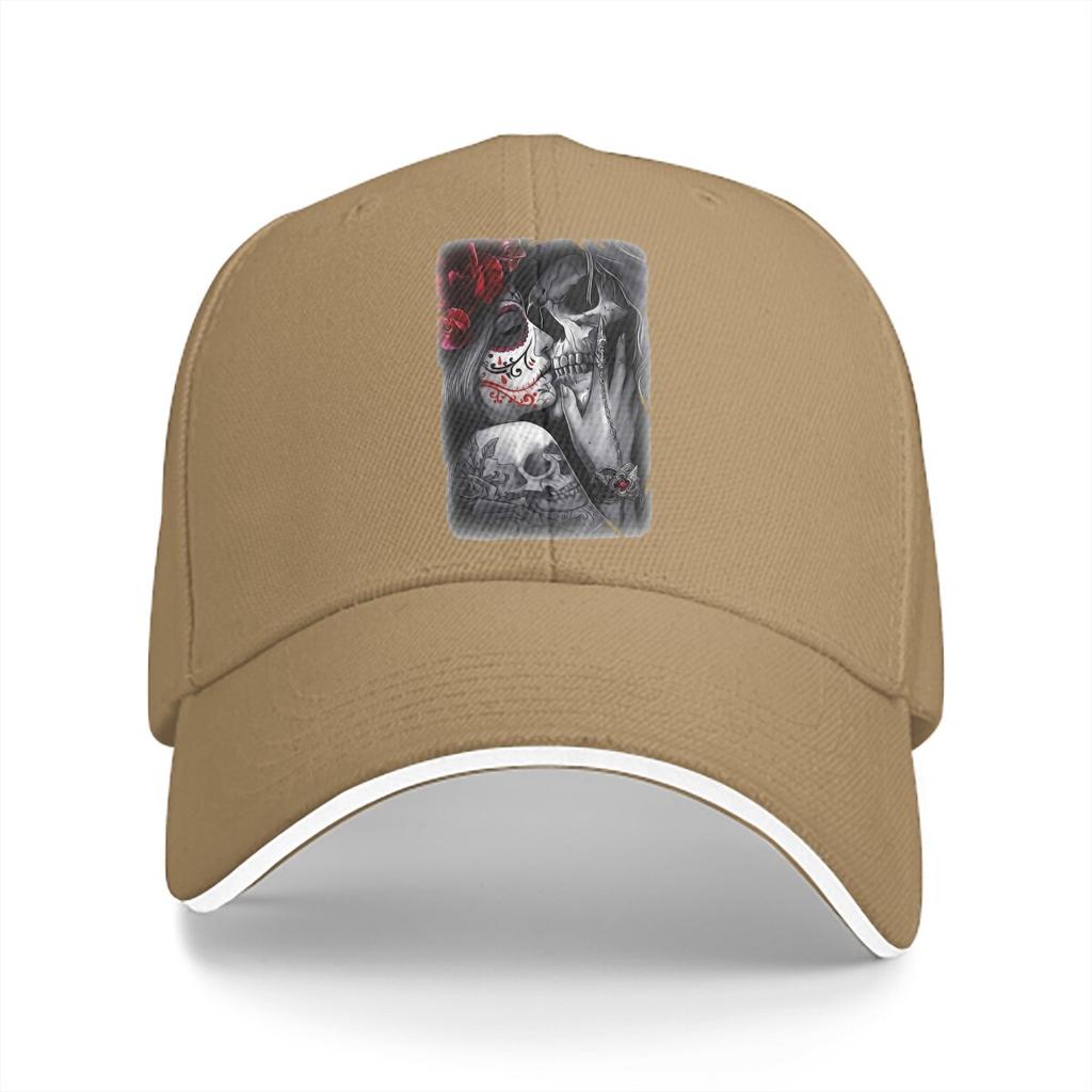 Always and Forever Graphic Art Classic Baseball Cap Unisex Hats Women Visor Protection Snapback Mexican Skull Santa Muerte Caps