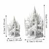 Hollowed-out Fish Tank Decoration 3D Printed Fake Castle Figurine  Micro Landscape