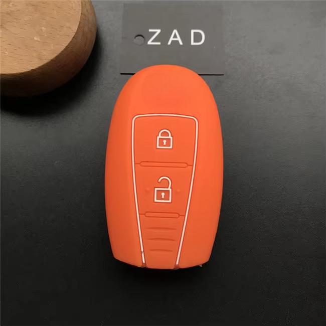 ZAD silicone key fob cover case hood skin protect holder for SUZUKI Swift Sport SX4 SCORSS grand vitara remote car accessori