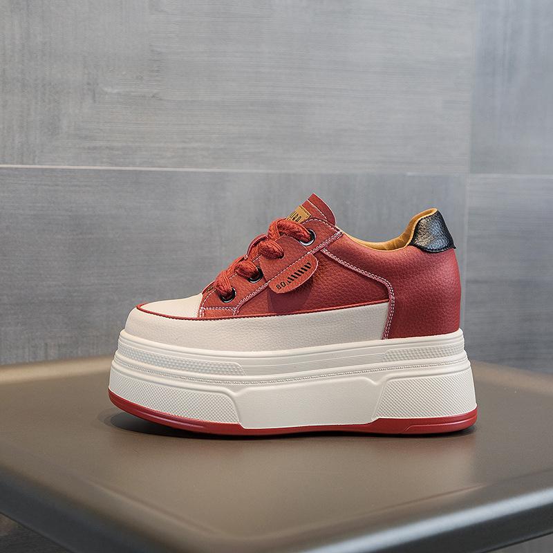 Autumn New Casual Sports Shoes Women's Small Shoes Women's Shoes Small White Shoes Inner Heightening Thick Baseplate Shoes