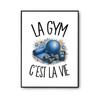 Poster Gymnastics Is Life | Photo Paper Poster 310 G Pearlescent Finish Size A2 | Wall Decoration Living Room Bedroom Office
