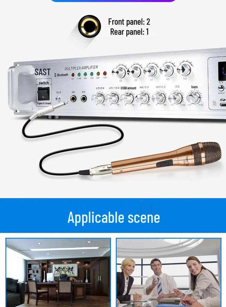SA-9019 High-Power Bluetooth Public Address Amplifier for Campus Zones