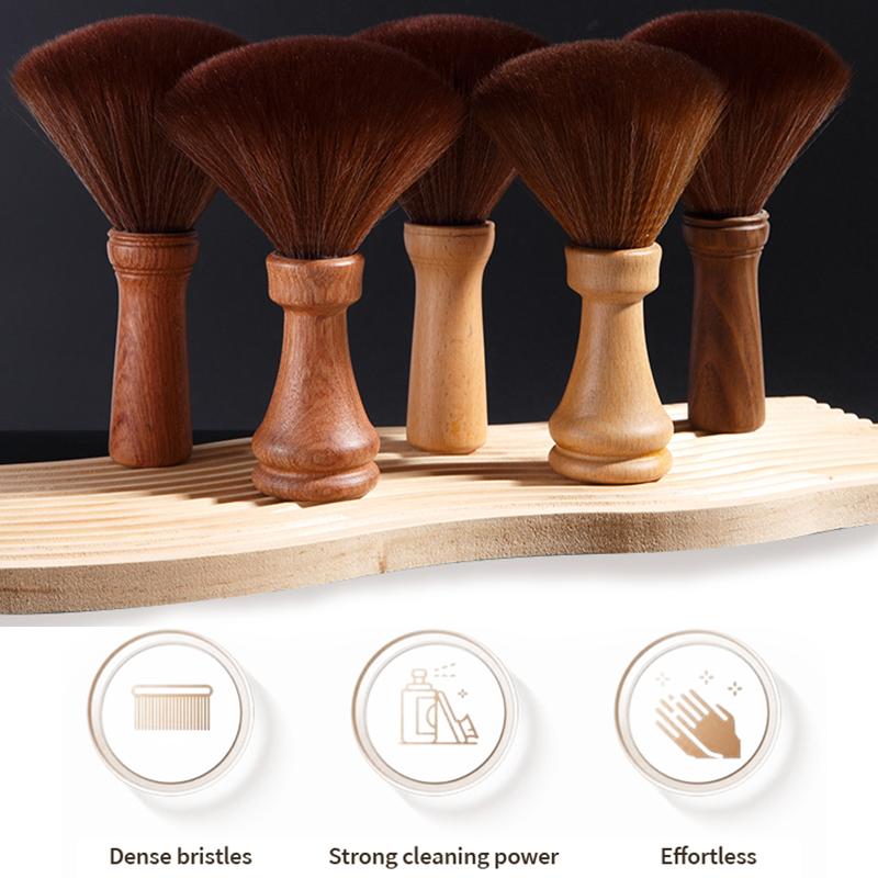 1pcs Beard Shaving Brush Remove Soft Brush Hair Cutting Neck Face Duster Barber Brush Salon Styling Tools Accessories