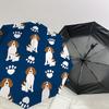 1PC Beagle paw prints Umbrella-8-Rib Reinforced, Automatic Open, Lightweight & Durable, Fashion Accessory for Outdoor-L0353