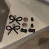 New Pearl Bow Flower Shoe Charms Detachable DIY Shoe Decorations Fashion Shoe Accessories