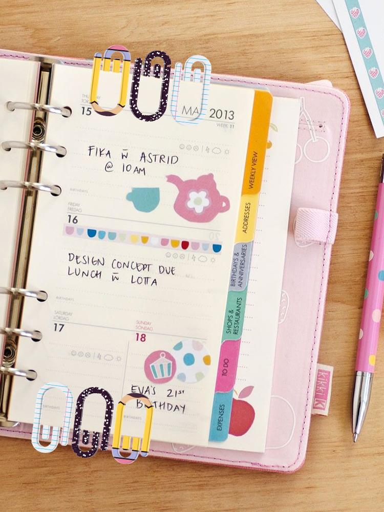 12 Pcs Teacher Appreciation Gift Acrylic Paper Clips Jumbo Paper Clips Large Personalized Paper Clips for Home Office School Use