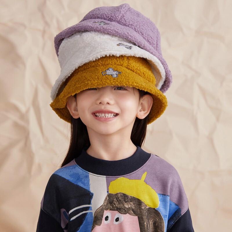 Зимняя теплая панама Malartin для детей из овечьей шерсти 54