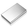 IK-FACTORY Card Case Slim Large Capacity Mens Accordion Skimming Prevention Wallet Metal ID Lightweight (Silver 10 Pieces)
