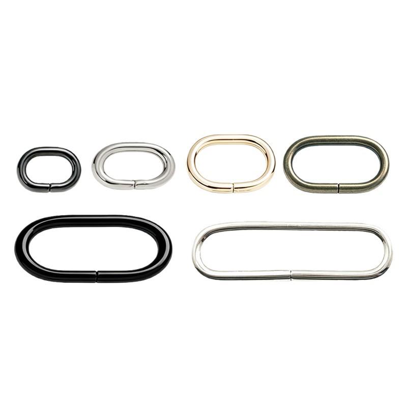 Metal D-Ring Oval Buckle for Luggage, Straps & Hardware Accessories