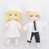 Surgical Uniform Fashion Suit White Coat Outfit White Coat Clothes Plush Doll's Pants Shorts Tops