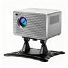 "New S6 Electric Focus Portable Home Theater Projector, Ultra HD 1080P Smartphone Screen Projection"