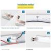 1.2M High Brightness Daylight T8 LED Tube with Bracket - Single Tube Lamp Holder