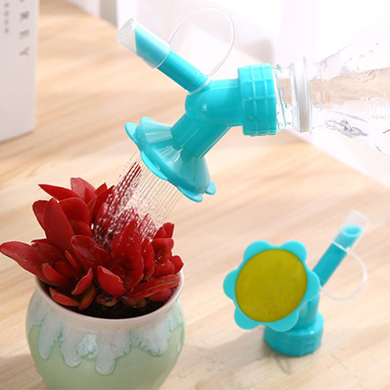 Home Garden Flower Plant Water Sprinkler for Waterers Bottle Watering Cans Sprinkler 2 In 1 Plastic Sprinkler Nozzle