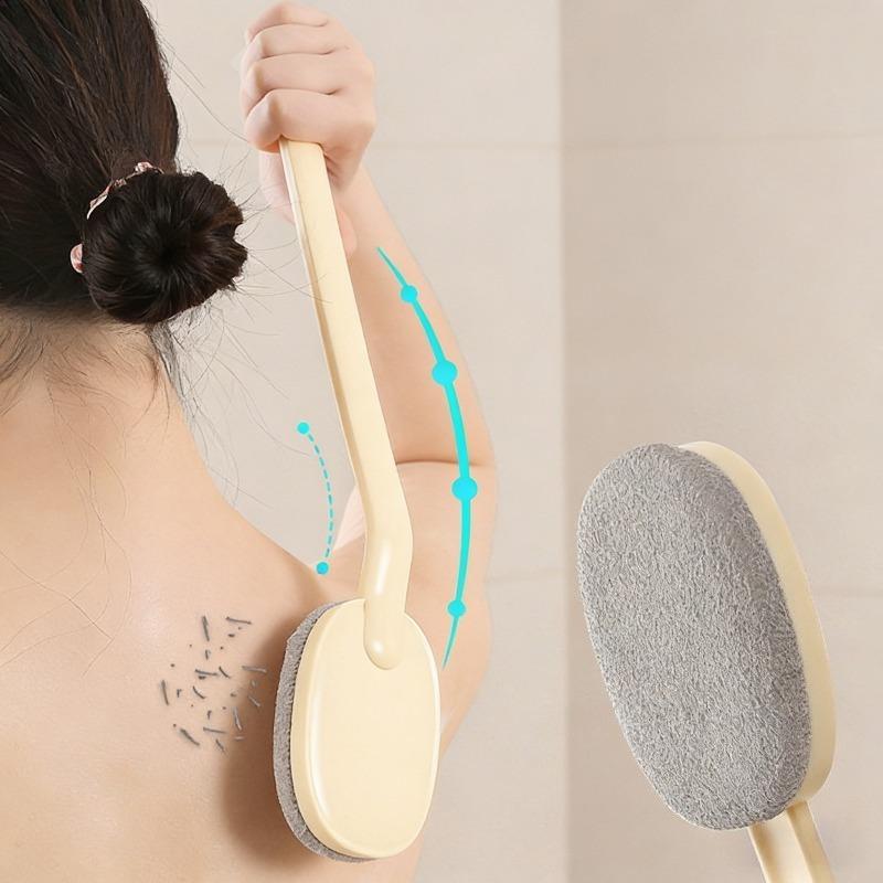 Long Handle Back Scrubber Brush with Soft Bristles for Exfoliating and Massaging Shower Bath Brush for Men and Women