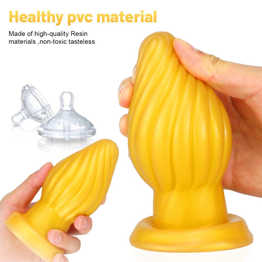 Silikon Anal Plug Set - Großer Analplug für Männer & Frauen, Dehnungstrainer, Sexspielzeug für Erwachsene für Analspiel