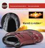 Women's High-Top Winter Plush Cotton Shoes - Ideal for Middle-Aged and Elderly
