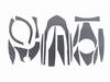 CUSTOM YOROI Custom Decal for 20 23 and Goliath Baitcasting Scratch Protection SEAT.JP Gravius, Gravius, Reels, (Silver, Left-Handed)