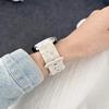 18mm 20mm 22mm Rose engrave Band for Samsung Galaxy Watch 654 40mm 44mm Gear S3 Silicone Cute Strap Classic 43mm 45mm Active 2