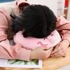 Cuscino da Viaggio a Forma di U Cuscino in Memory Foam Animale Peluche Poggiatesta Supporto per il Collo