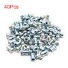 10/20/25/30/40/50/70/100pcs 5mm Thread Dia 15 x 8mm Brake Cable Wire Solderless Nipple Screw Silver Screw For Motorcycle