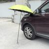 Sombrilla Grande para Sombrear Plantas de 95 cm con Estaca de Metal Tejido Resistente a la Intemperie Sombrilla de Jardín Protección UV Protección Solar Parasol Plegable