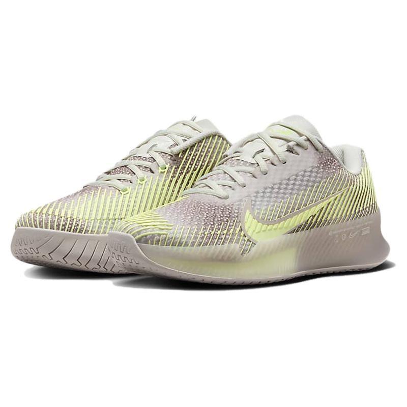 Nike Court Air Zoom Vapor 11 Premium HC Phantom Platinum Violet Barely Volt (Womens) Women Sneakers FQ3169-001