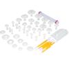 46PCS Fondant Cake Mould Cookies Biscuits Cutters Mould Set Baking Utensil Cake Decorating Kit