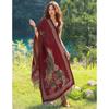Ethnic Style Scarf for Women Traveling and Taking Photos Versatile Fashionable Cloak  Warm and Thickened Imitation Cashmere Scarf