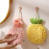 Super Absorbent Chenille Hand Towel - Thick Cute Home Cleaning Towel for Kitchen & Bathroom, Fast-Drying Hanging Hand Towel Ball