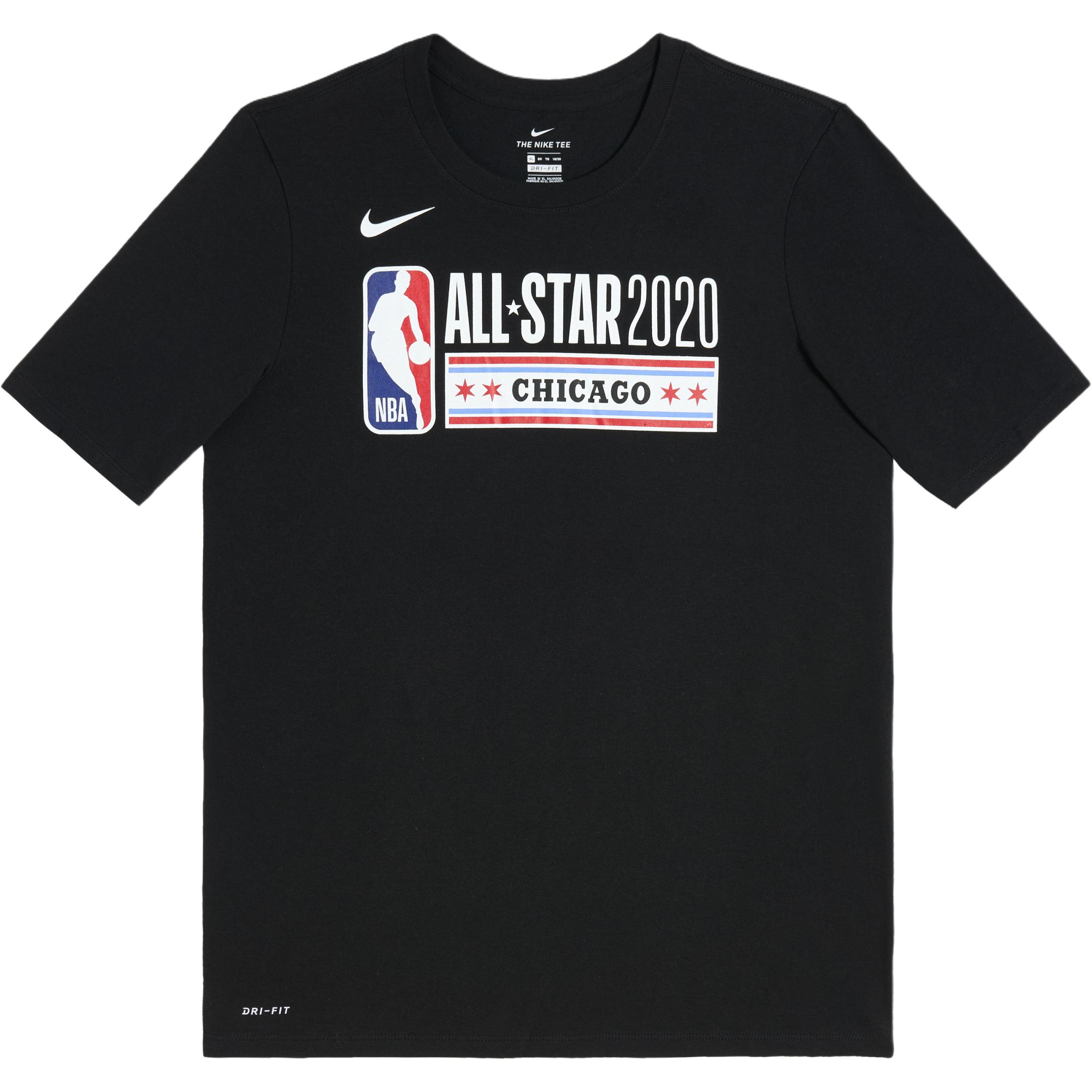 

Nike NBA Collaboration Dri-Fit All-Star T-Shirt Kids Tops Black 3Z2B3BCMR-ASG M