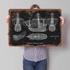Santa Mara Ship Printed Poster Customized Wall Art Retro Vintage Metal Tin Signs for Room Bedroom Decoration At Home Desk Decor