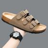 Flat Sandals Mens Sandals Genuine Leather Man Slippers for Men Men's Casual Sandal Mens Shoes 2024 High Quality Shoes Slipers