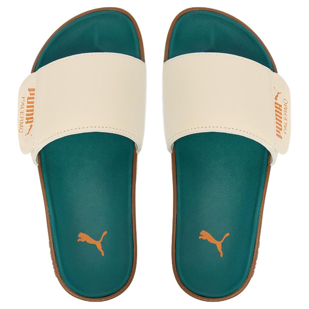 Puma Leadcat 2.0 Palermo Lthr Comfortable Versatile Slide Sandals Women Sandals Beige 404838-01