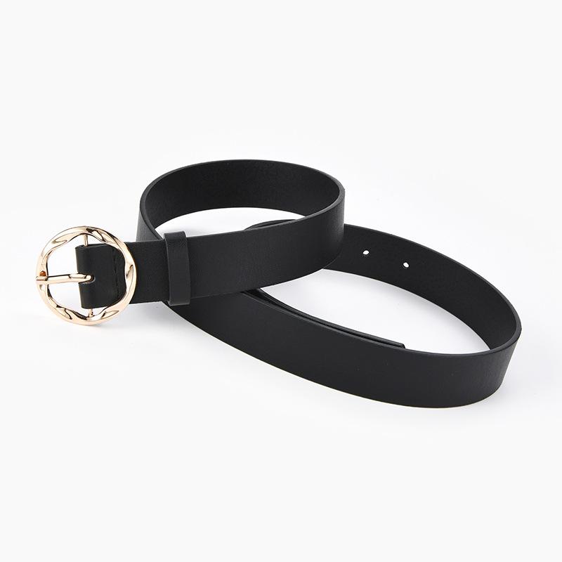 Female Belt Cummerbund Women Horsehair Belt With Leopard Pattern Rose Gold Metal Buckle Pu Belt Accessories For Dress Jeans