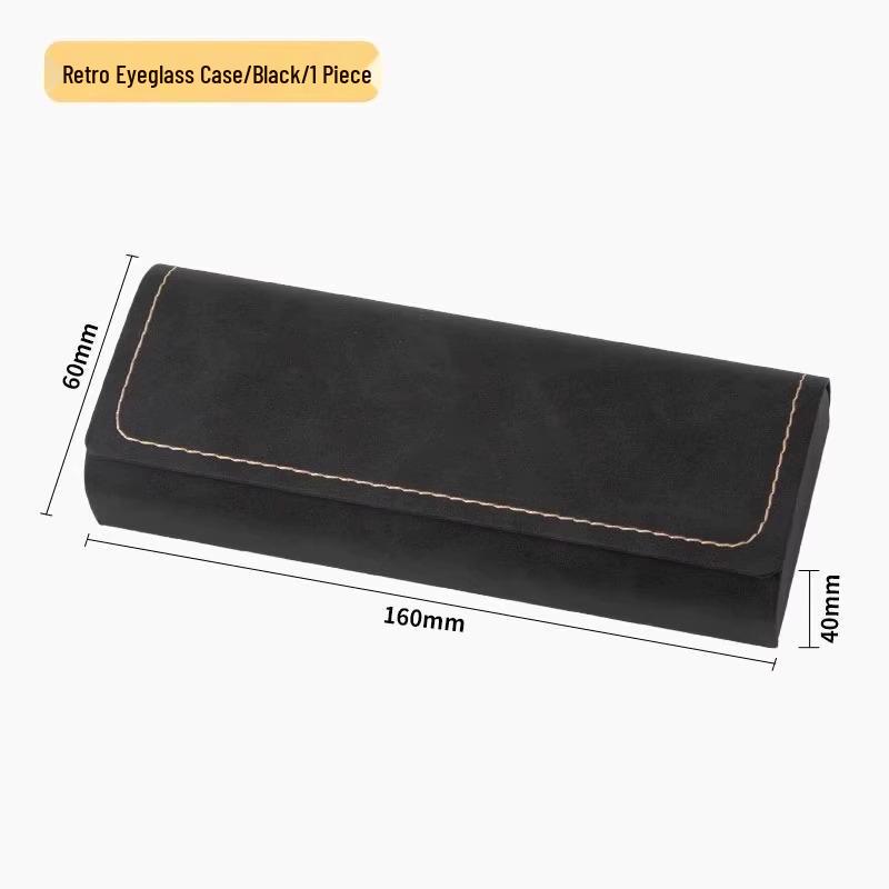 Men's Retro Anti-Pressure Myopic & Sunglasses Case