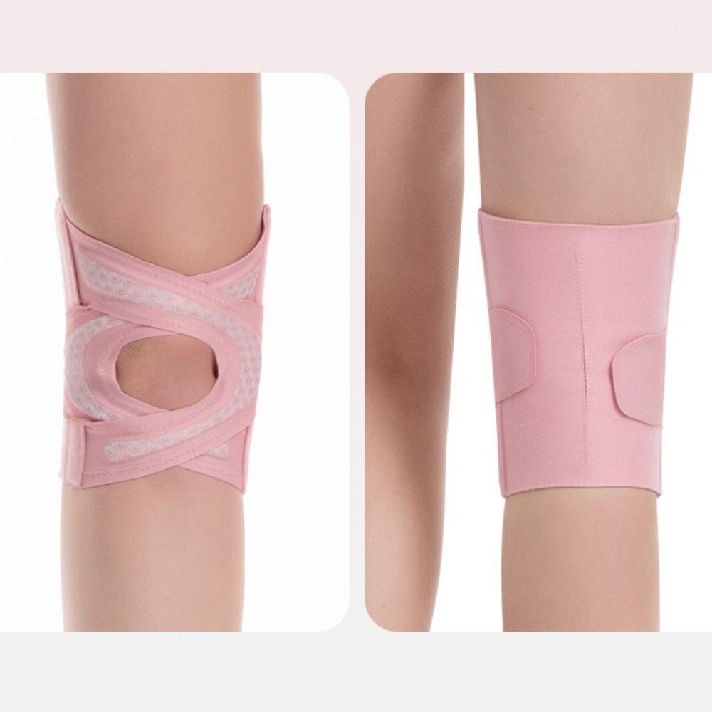 Cross Strap Knee Support Brace Thin Design Fixed Patella Sleeve Sports Knee Pads  Sports Protection