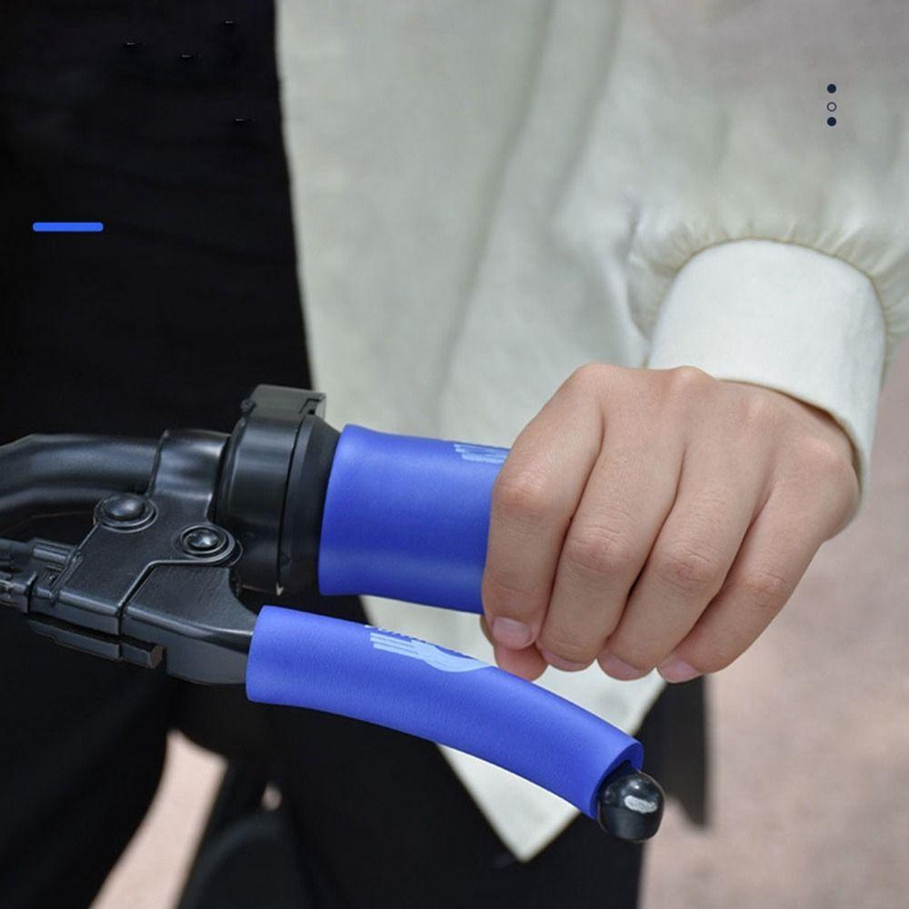 4pcs/set 5 Colors Horn Cover Sponge Handlebar Cover New Electric Bike Gloves  Motorcycle Accessories
