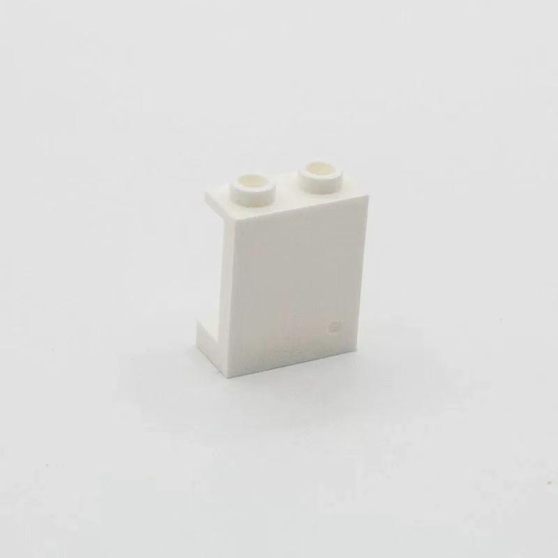 MOC4864 1x2x2 Wall Plate Bricks Compatible with LEGO 87552 - Educational Science Toy Parts 100g белый