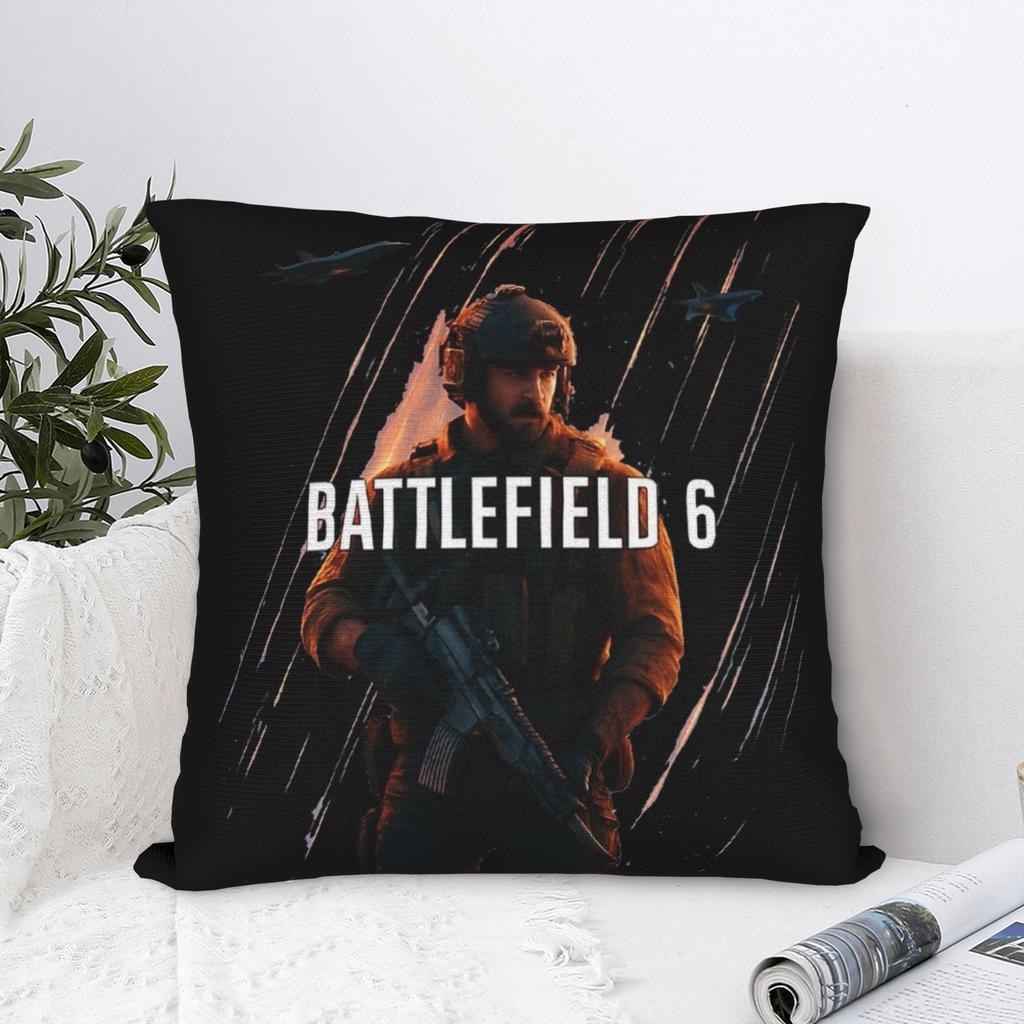 Battlefield 6 Funny Games BF6 Pillowcase Merch Printing Cushion Cover Decorations Pillow Case Cover Chair Multi-Size