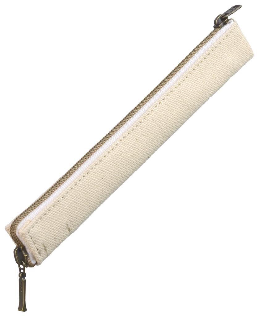 No BoRDER PERiTOSS Kurashiki Canvas in Pen Case for 1 Natural Color [Made Japan] Pen, PT-0119HUB