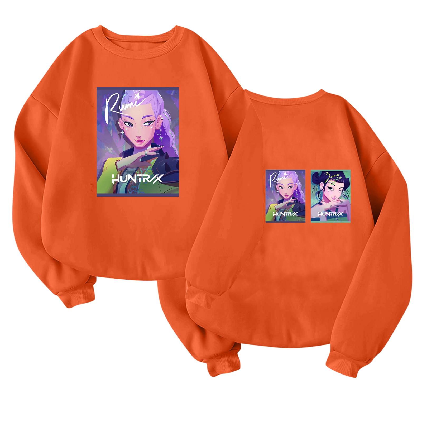 

Children s Fashionable Lightweight Long-sleeved Round Neck Pullover With Pockets Printed Pullover 150