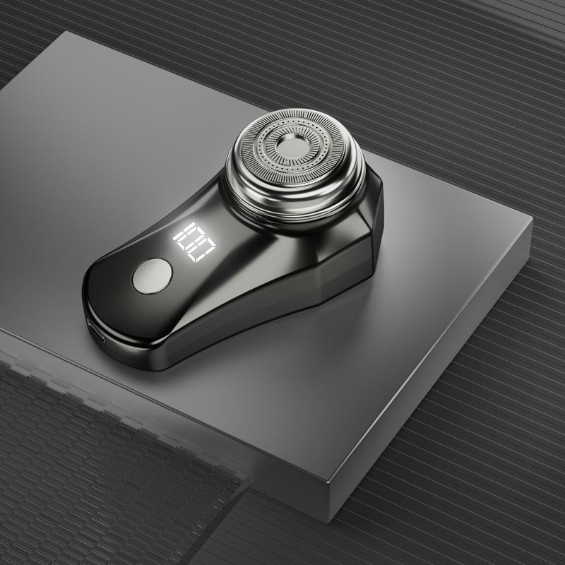 

Бритва 3D Плавающая головка Водонепроницаемая Для влажного и сухого бритья Новая Мини Портативная Карманная Бритвенная машинка USB Перезаряжаемая Электрическая бритва для мужчин чёрный