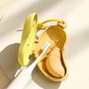 1pc Banana-Shaped Toothbrush Holder with Toothpaste Storage Box, Durable Plastic Travel Case – Portable ABS Design, Essential