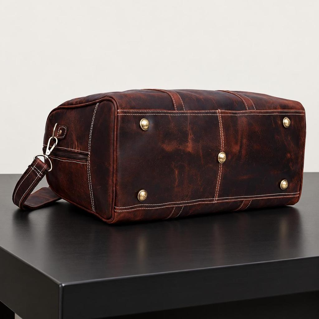Leather Duffle Bag, Leather Weekender Bag/Leather GYM Holdall/Overnight Bag For Men/Personalized Christmas Gift For Him Her