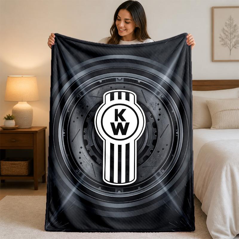Coperta in Flanella con Stampa Kenworth Morbida Leggera Coperta Plaid in Peluche per Letto Divano Uso Domestico